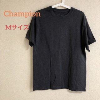 Champion - 【500円セール】［M］Champion  ベーシックTシャツ　チャコールグレー