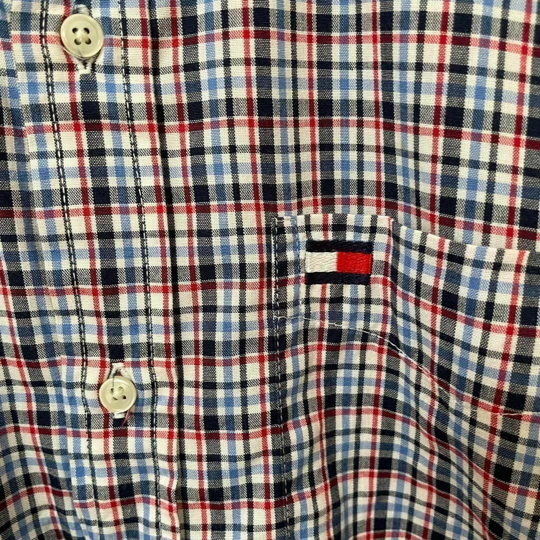 TOMMY HILFIGER(トミーヒルフィガー)の【キッズ】TOMMY HILFIGER 長袖シャツ 130 140相当 チェック キッズ/ベビー/マタニティのキッズ服女の子用(90cm~)(ブラウス)の商品写真