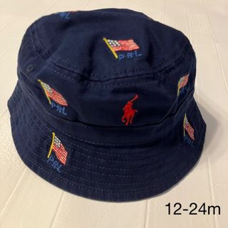 ラルフローレン(Ralph Lauren)の12-24m  ラルフローレン  ベビー　ハット　星条旗(帽子)