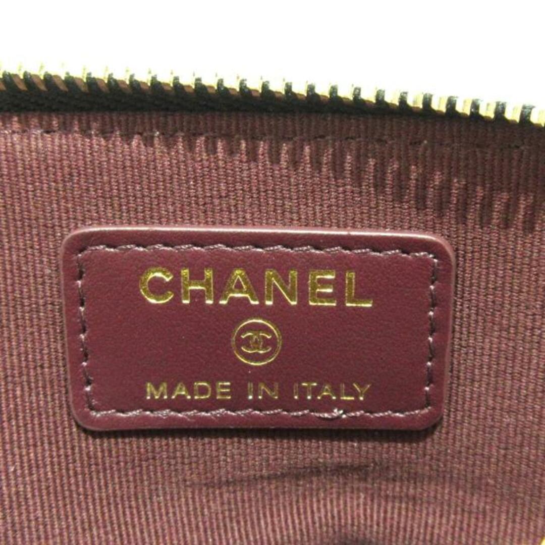 CHANEL(シャネル)のCHANEL(シャネル) コインケース美品  マトラッセ/ジップコインパース AP2061 黒 ゴールド金具 キャビアスキン レディースのファッション小物(コインケース)の商品写真