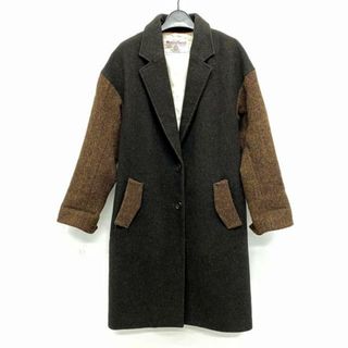 ハリスツイード(Harris Tweed)のHarris Tweed(ハリスツイード) コート サイズM レディース - CH38426003 ダークブラウン×カーキ 長袖/秋/冬(その他)