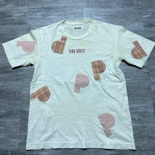 PINK HOUSE - PINK HOUSE ピンクハウス Tシャツ パッチワーク ワッペン Tシャツ