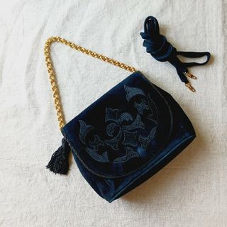 ロキエ(Lochie)の◎used  2way 刺繍バッグ(ショルダーバッグ)