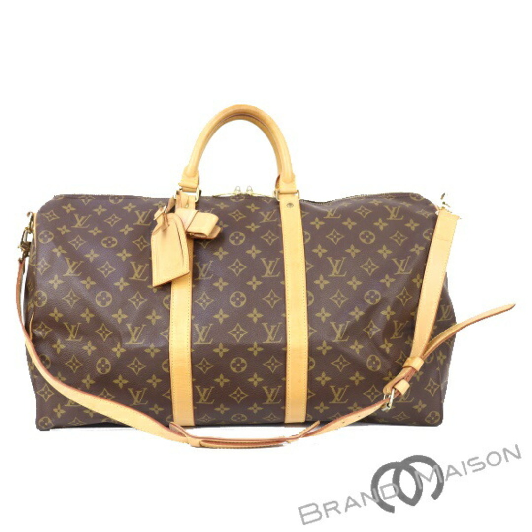 LOUIS VUITTON(ルイヴィトン)のABランク【ルイ・ヴィトン】キーポル・バンドリエール50/M41416/モノグラム/LOUIS VUITTON/ボストンバッグ/ショルダーバッグ/旅行バッグ【中古】 メンズのバッグ(ボストンバッグ)の商品写真