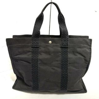 エルメス(Hermes)のHERMES(エルメス) トートバッグ美品  エールライントートGM グレー 旧型金具 キャンバス(トートバッグ)