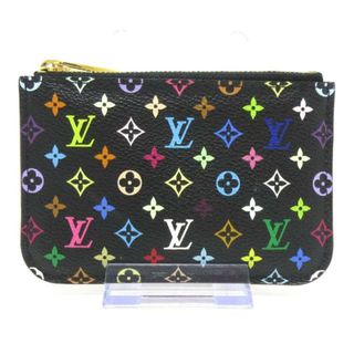 ルイヴィトン(LOUIS VUITTON)のLOUIS VUITTON(ルイヴィトン) コインケース モノグラムマルチカラー美品  ポシェット・クレ M93735 ノワール モノグラム・マルチカラー キャンバス(コインケース)