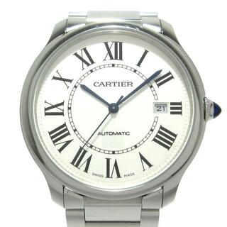 カルティエ(Cartier)のCartier(カルティエ) 腕時計 ロンド マスト ドゥ カルティエ WSRN0035 メンズ SS/裏スケ/2023.5 白(その他)