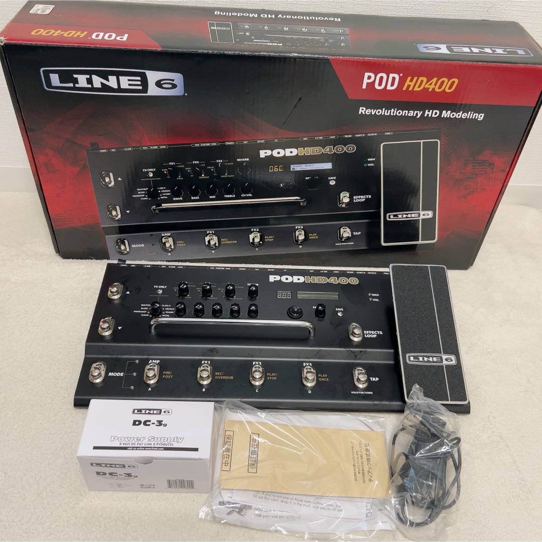 LINE6  POD HD400 マルチエフェクター　極美品 楽器のギター(エフェクター)の商品写真