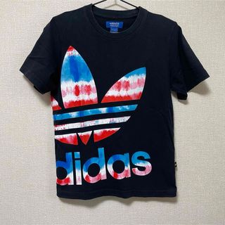 アディダス(adidas)のadidas 半袖Tシャツ　トレフォイルロゴ　タイダイ　カラフル　XS(Tシャツ(半袖/袖なし))