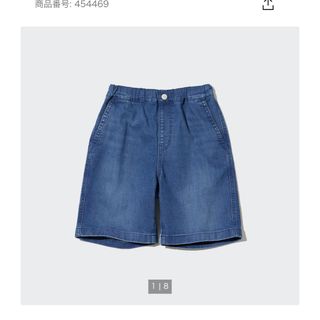 ユニクロ(UNIQLO)のユニクロ　キッズ　ショートパンツ　デニム　150cm(パンツ/スパッツ)