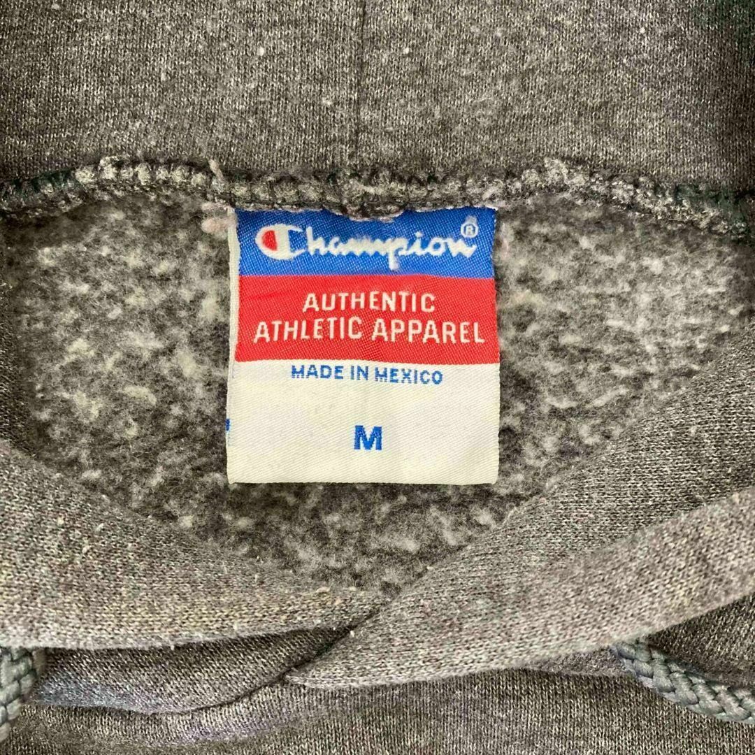 Champion(チャンピオン)の【美品】古着　チャンピオン　カレッジロゴ　スウェット　パーカー　グレー　M メンズのトップス(パーカー)の商品写真