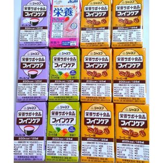 キユーピー - ジャネフ　栄養サポート食品　3種類　アサヒ　バランス献立　1種類　4種類12本