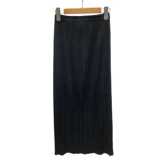 イッセイミヤケ(ISSEY MIYAKE)の♪♪ISSEY MIYAKE イッセイミヤケ PLEATS PLEASE ロングスカート SIZE 3 PP05-JG001 ブラック(その他)