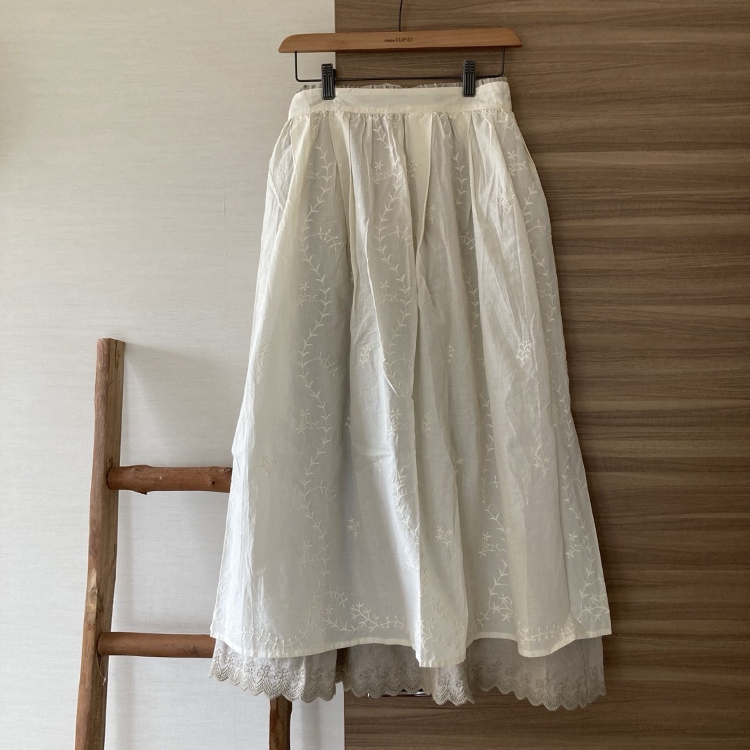 SM2(サマンサモスモス)の新品kazumi×SamansaMos2サマンサモスモスエプロン&リネンスカート レディースのスカート(ロングスカート)の商品写真
