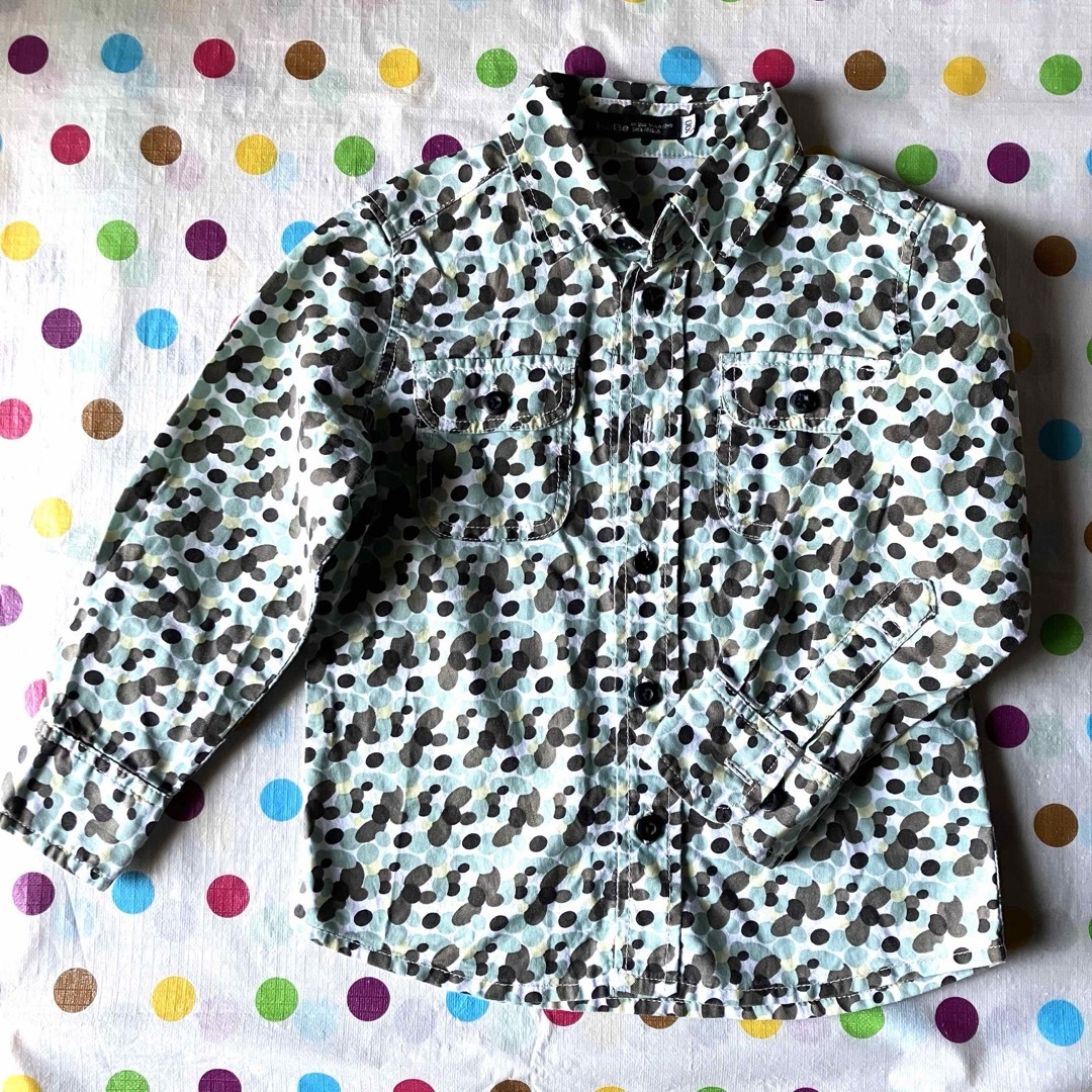 BeBe(ベベ)のBeBe ベベ　キッズシャツ キッズ/ベビー/マタニティのキッズ服男の子用(90cm~)(ブラウス)の商品写真