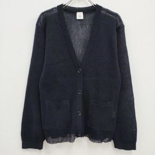 BEAUTY&YOUTH UNITED ARROWS - ROKU 6 BEAUTY&YOUTH SUKE TUCK CARDIGAN 定価19800円 カーディガン ネイビー レディース ロクビューティアンドユース【中古】4-0406M♪