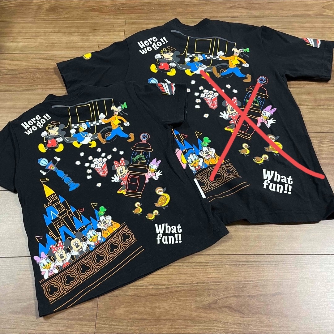 Disney(ディズニー)のmai様専用！ディズニー　Tシャツ　130 キッズ/ベビー/マタニティのキッズ服男の子用(90cm~)(Tシャツ/カットソー)の商品写真