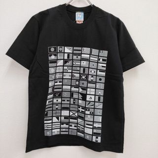 ブルーナボイン(BRUNABOINNE)のBRU NA BOINNE 新品 8998 8JP-018 ジョナパンフラッグT M 定価9000円 半袖Tシャツ カットソー ブラック メンズ ブルーナボイン【中古】4-0406S♪(Tシャツ/カットソー(半袖/袖なし))