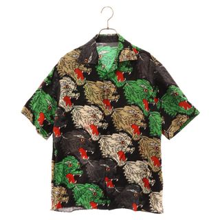 グッチ(Gucci)のGUCCI グッチ 18AW パンサーシルクシャツ 開襟 半袖シャツ オープンカラーシャツ マルチカラー 526276(シャツ)