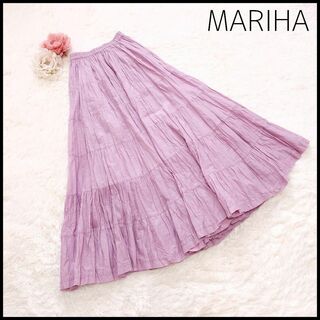 MARIHA - 【人気カラー】マリハ 草原の夢のスカート 36 ライトピンク ティアードスカート