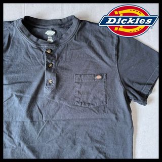 ディッキーズ(Dickies)のディッキーズ Tシャツ ポケT ワンポイント ロゴ ヘンリーネック ビックサイズ(Tシャツ/カットソー(半袖/袖なし))