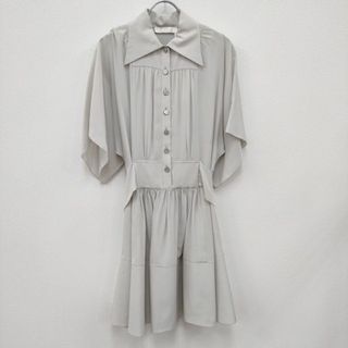 Chloe - Chloe 新品 18SS シルクドレス CHC18ARO8900401 サイズ36 ワンピース ライトグレー レディース クロエ【中古】4-0406M☆