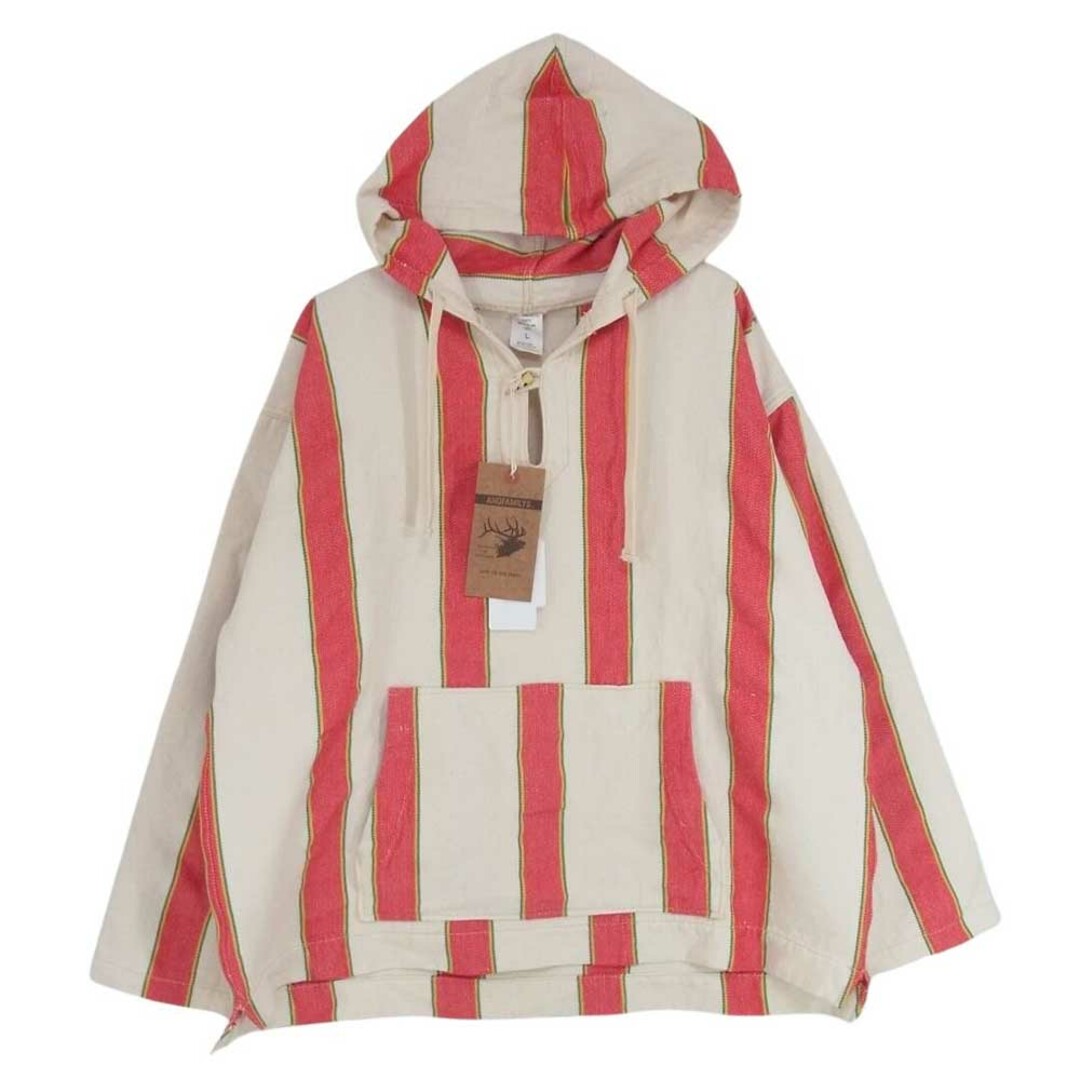 ANDFAMILYS アンドファミリー JK-2310753 DRUG RUG HOODIE ドラッグ ラグ フーディ ジャケット パーカー レッド系 L【中古】 メンズのジャケット/アウター(その他)の商品写真