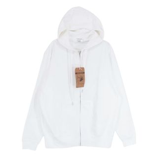 ANDFAMILYS アンドファミリー XX-23082 FULL ZIP Parka フルジップ パーカー ホワイト系 M【美品】【中古】(パーカー)