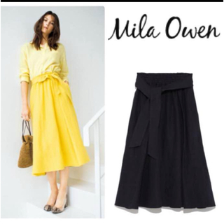 Mila Owen - ◇新品未使用タグ付き◇ Mila Owen リネンスカート