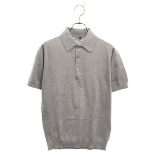 JOHN SMEDLEY - JOHN SMEDLEY ジョンスメドレー S3798 MENS SHIRT SS コットン生地 ニットポロシャツ ニットポロ 半袖 グレー