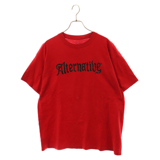 テンダーロイン(TENDERLOIN)のTENDERLOIN テンダーロイン T-TEE ALTERNATIVE オルタナティブ プリント ロゴ 半袖Tシャツ カットソー レッド(Tシャツ/カットソー(半袖/袖なし))