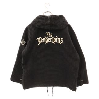 TENDERLOIN テンダーロイン T-CLUB HOODED ワッフル フーディ プルオーバー スウェット パーカー ブラック