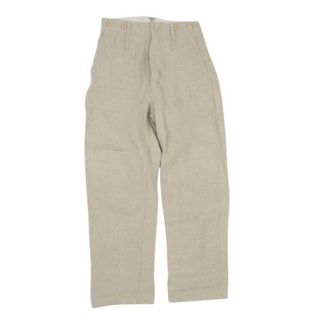 Nigel Cabourn ナイジェルケーボン 8044-00-50003 リネン ミリタリー ワーク パンツ ベージュ系 30【中古】(その他)