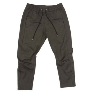 junhashimoto - junhashimoto ジュンハシモト 1071910004-7  SLIM JERSEY PANTS EMBOSS CAMO エンボス カモ柄 ジャージー トラック パンツ カーキ系 3【中古】