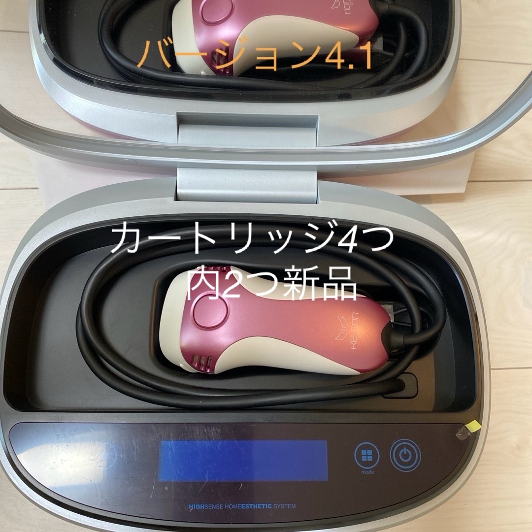 3時間限定特価 脱毛器　ケノン　 Ver4.1 【未使用カートリッジ付】  コスメ/美容のボディケア(脱毛/除毛剤)の商品写真