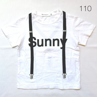 THE SHOP TK - サスペンダープリント 半袖 Tシャツ キッズ 110 ショップティーケー