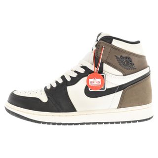 ナイキ(NIKE)のNIKE ナイキ Air Jordan 1 High OG Sail/Dark Mocha/Black エアジョーダン1 ハイカットスニーカー ダークモカ US8.5/26.5cm 555088-105(スニーカー)