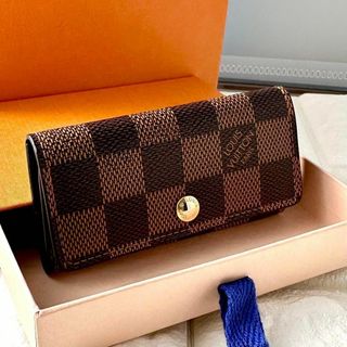 ルイヴィトン(LOUIS VUITTON)のヴィトン ダミエ エベヌ ４連 キーケース ミュルティクレ４ ビトン ビィトン(キーケース)