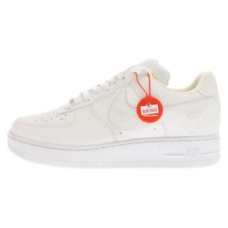 ルイヴィトン(LOUIS VUITTON)のLOUIS VUITTON ルイヴィトン ×NIKE ナイキ Air Force 1 Low by Virgil Abloh White エアフォース1 ローカット スニーカー バイ ヴァージルアブロー ホワイト MS1221 1A9V86(スニーカー)