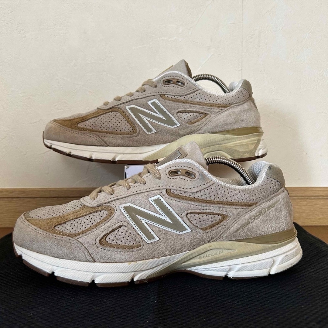 New Balance(ニューバランス)のアメリカUSA製 ニューバランス　M990HL4 ベージュ　26cm メンズの靴/シューズ(スニーカー)の商品写真