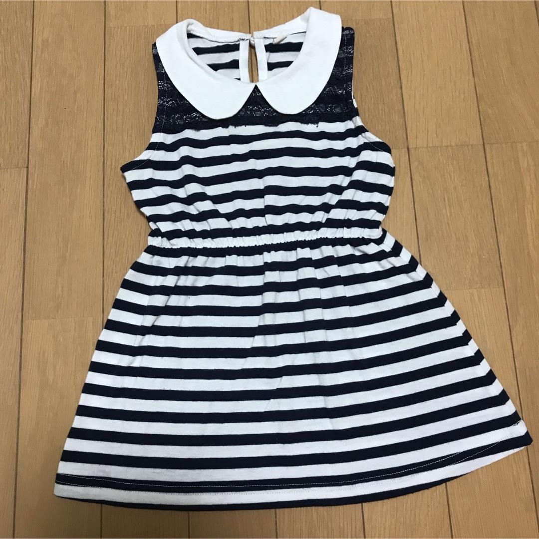 女の子 襟付きワンピース♡95cm♡ キッズ/ベビー/マタニティのキッズ服女の子用(90cm~)(ワンピース)の商品写真