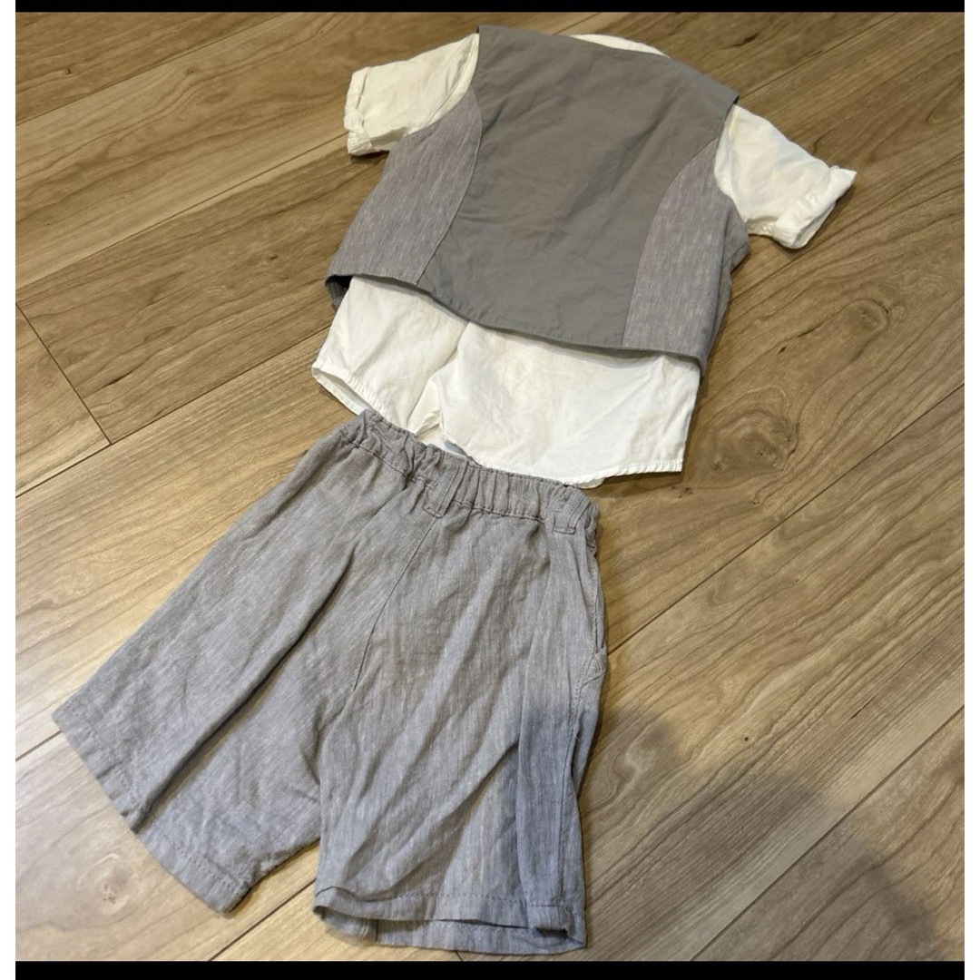 H&M(エイチアンドエム)のH＆M フォーマル セットアップ 4点セット キッズ/ベビー/マタニティのベビー服(~85cm)(その他)の商品写真