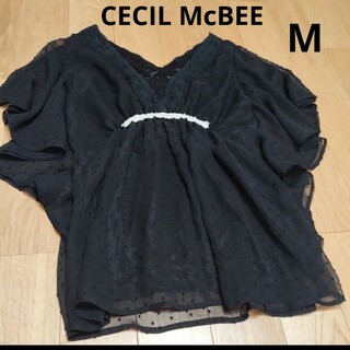 セシルマクビー(CECIL McBEE)のCECIL MaCBEE シフォン　ブラウス(シャツ/ブラウス(半袖/袖なし))
