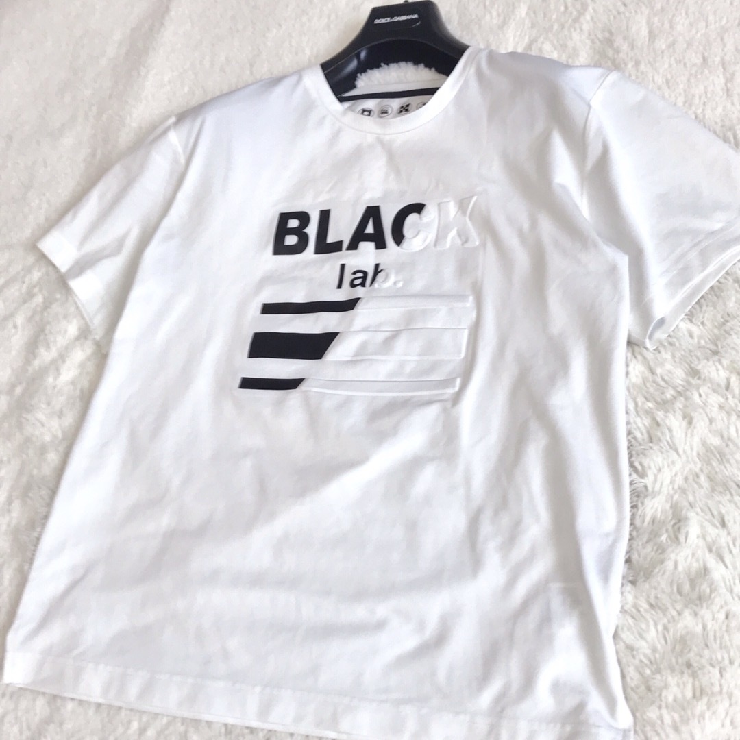 BLACK LABEL CRESTBRIDGE(ブラックレーベルクレストブリッジ)の極美品 BLACK LABEL CRESTBRIDGE 半袖Tシャツ 立体ロゴ メンズのトップス(Tシャツ/カットソー(半袖/袖なし))の商品写真