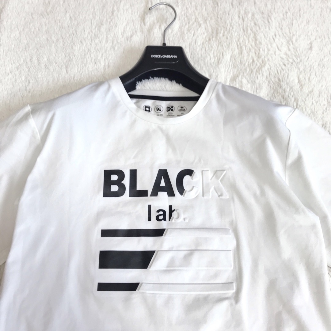 BLACK LABEL CRESTBRIDGE(ブラックレーベルクレストブリッジ)の極美品 BLACK LABEL CRESTBRIDGE 半袖Tシャツ 立体ロゴ メンズのトップス(Tシャツ/カットソー(半袖/袖なし))の商品写真