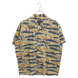 PATAGONIA パタゴニア 1995年 PATALOHA パタロハ シイラ柄 アロハシャツ 半袖 マヒマヒ ヴィンテージ ベージュ