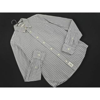 アバクロンビーアンドフィッチ(Abercrombie&Fitch)のアバクロンビー＆フィッチ ギンガムチェック シャツ sizeM/白ｘグレー ■◇ メンズ(シャツ)