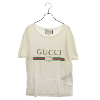 グッチ(Gucci)のGUCCI グッチ オールドヴィンテージロゴ半袖Tシャツ 440103 X3F05 ホワイト(Tシャツ/カットソー(半袖/袖なし))