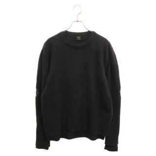 クロムハーツ(Chrome Hearts)のCHROME HEARTS クロムハーツ CHクロスパッチ付 カシミヤセーター セーター ブラック(ニット/セーター)