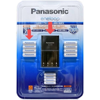 パナソニック(Panasonic)のコストコ　エネループ充電器&単三電池4本セット(その他)
